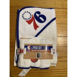 Infant Philadelphia 76ers 4-Piece Bath Set Cutie Pie Baby New Towel Washcloth